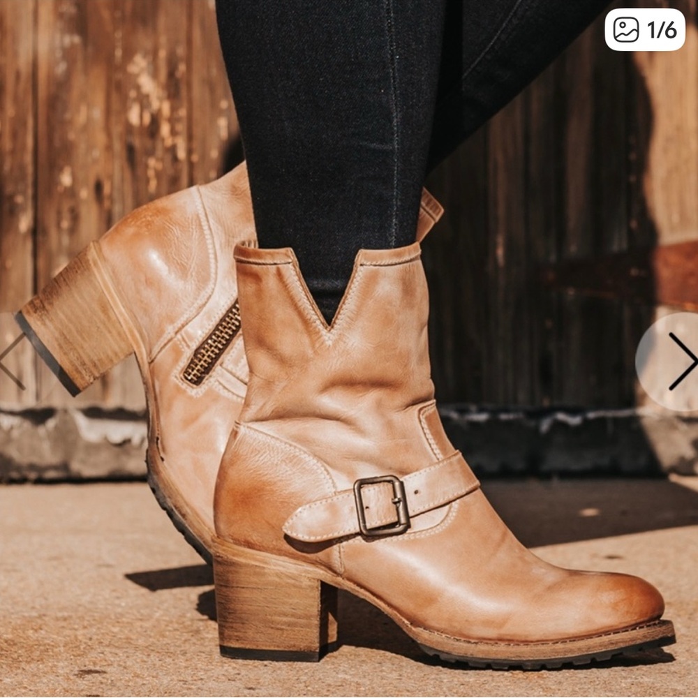 Freebird by Steven Carlito Ankle Boots - Taupe Size 9
